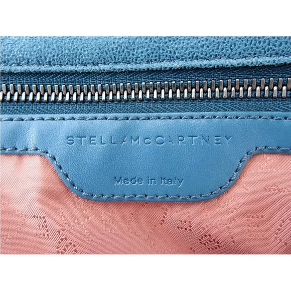 Stella McCartney Teal Chain-Embellished Shoulder Bag - Picture 14 of 16